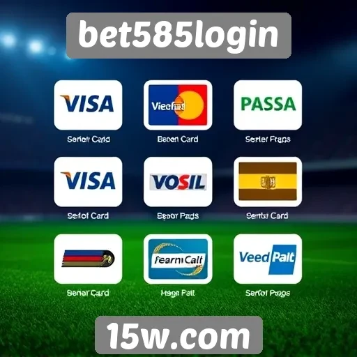 Métodos de pagamento aceitos no bet585login